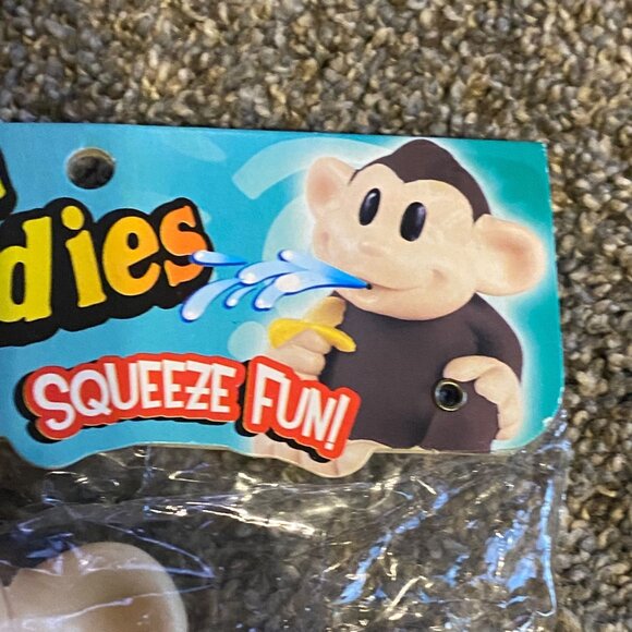 Vtg Walmart Bath Buddies Squeeze Fun Monkey Bath Toy Toddlers 18 Months+ NEW NOS - Picture 2 of 7